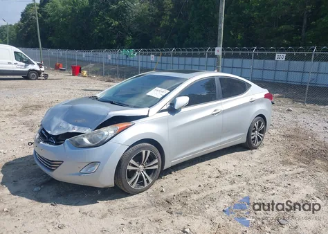 2011 Hyundai Elantra Limited из США, поврежденный, VIN 5NPDH4AEXBH018071